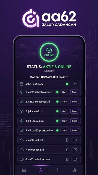 Link Alternatif aa62 untuk Pengguna Android