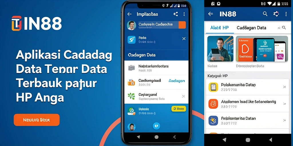 Tampilan antarmuka IN88 yang user-friendly untuk cadangan data.
