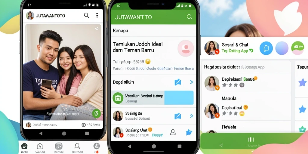 Antarmuka JUTAWANTOTO memudahkan pencarian jodoh secara efisien.