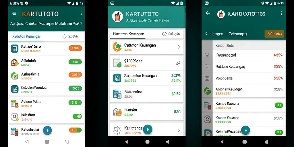 Tampilan antarmuka utama KARTUTOTO yang sederhana dan informatif.