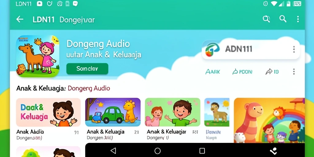 Antarmuka LDN11 yang menarik untuk dongeng audio.